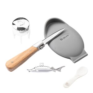 Laguiole Østerskniv 5 deler lyx oak