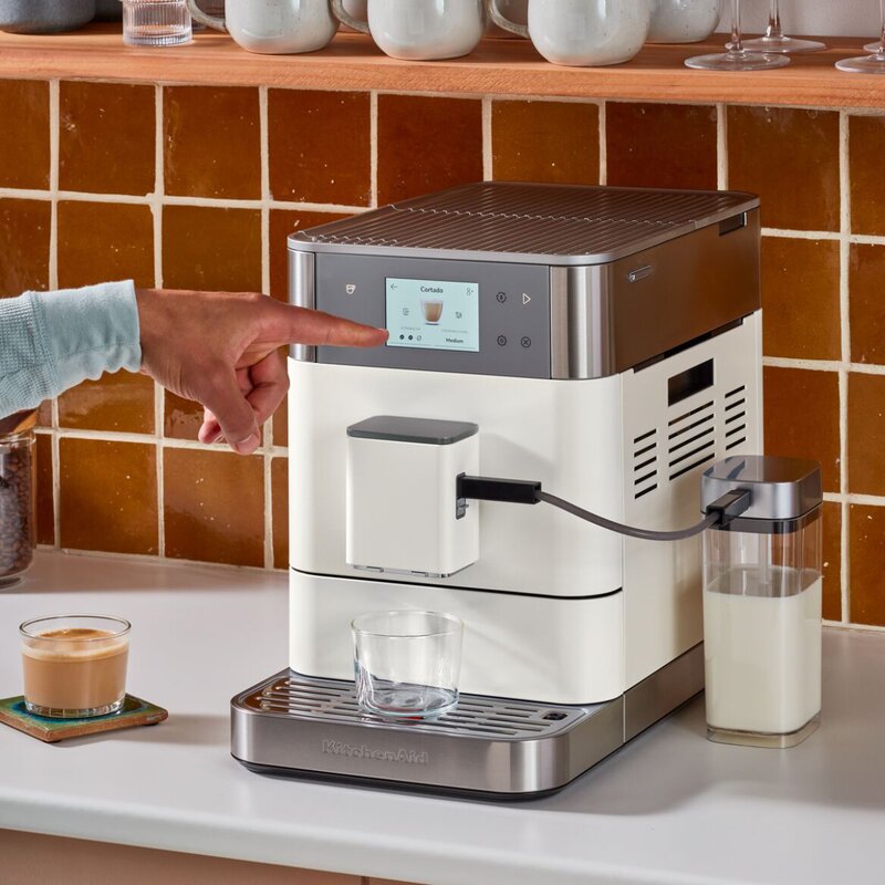 KitchenAid Espressomaskin helautomatisk KF7 porcelain white