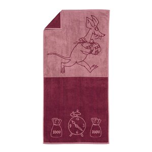 MoominArabia Mummi badehåndkle 70x140 cm Sniff mauve