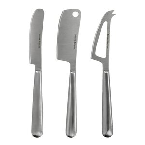 House Doctor Cheese osteknivsett 3 deler sølvfinish