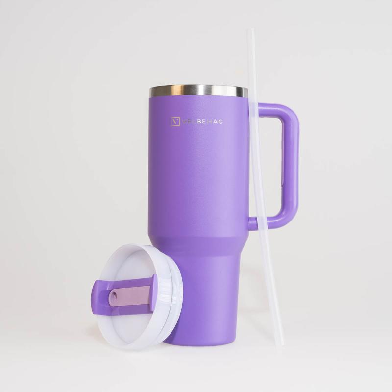 Velbehag The Tumbler med sugerør 1,2 L lust 4 life lilla