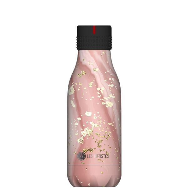 Les Artistes – Bottle Up Design termoflaske 0,28L rosa marmor