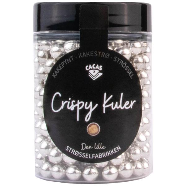 Cacas Crispy kuler 6mm 75g sølv