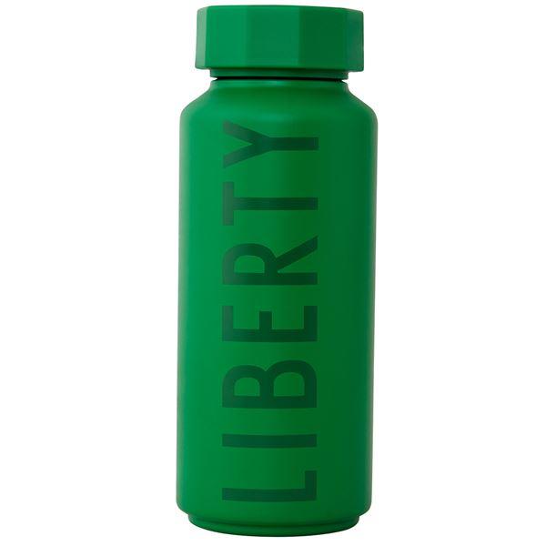 Design Letters To Go termoflaske 0,5L mørk grønn