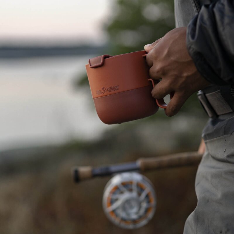 Klean Kanteen Rise kopp 41 cl med flipplokk Autumn Glaze
