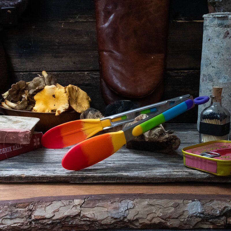 Taylor-s Klype silikon 23 cm regnbuefarget