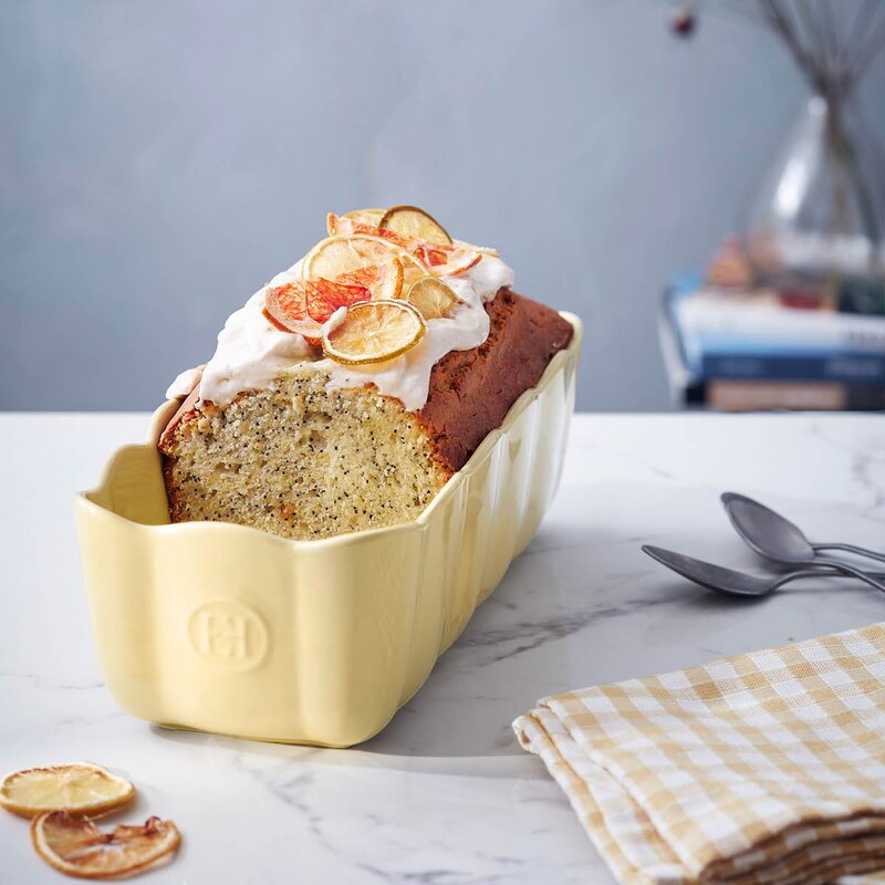 Emile Henry Madeleine brød-og kakeform 29x9 cm 2L Vanilje