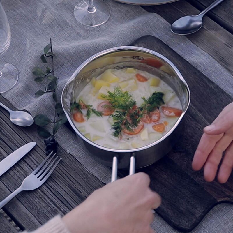 Tefal Nordica grytesett 6 deler 1,5L/3L/5,2L rustfritt stål