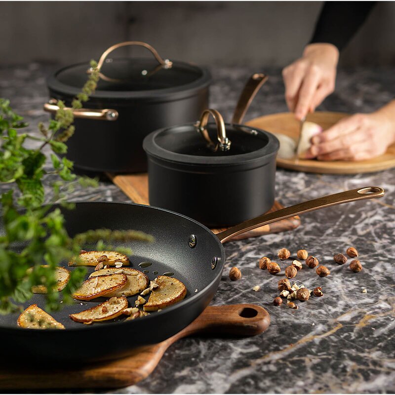 Modern House Black Copper gryte 1,5 L kfcc keramisk svart/kobber