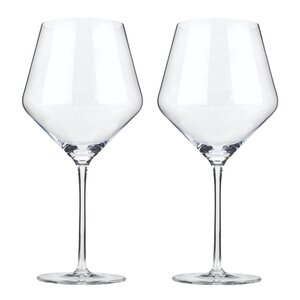 Viski Raye vinklet burgunderglass i krystall 62 cl 2 stk