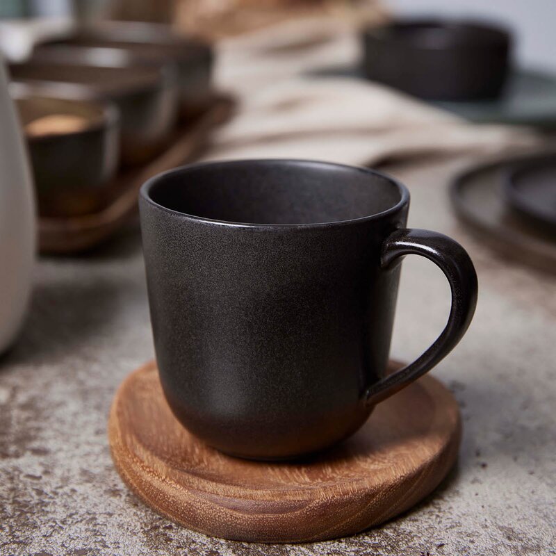 Aida RAW Titanium Black kaffekopp 20 cl 