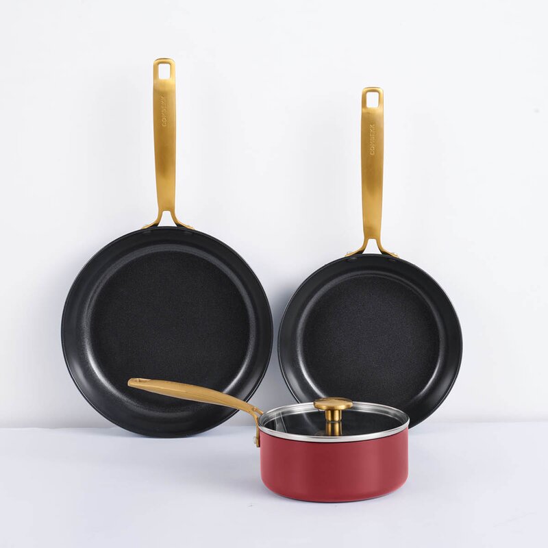 Combekk Element gryte- og pannesett 4 deler bordeaux