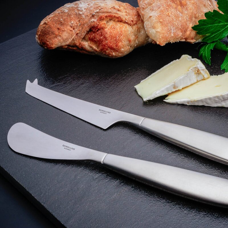Bjørklund Kvitfjell ostekniv 21 cm stål