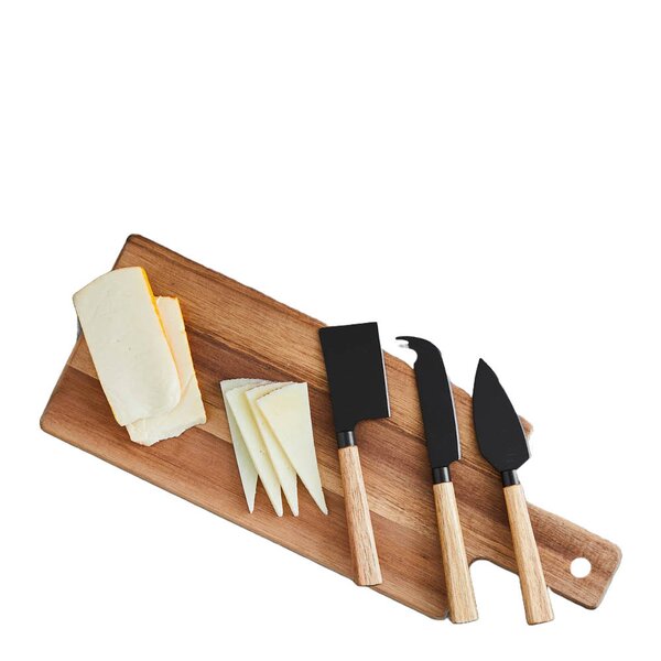 Haws Santo ostesett m/3 kniver og skjærebrett