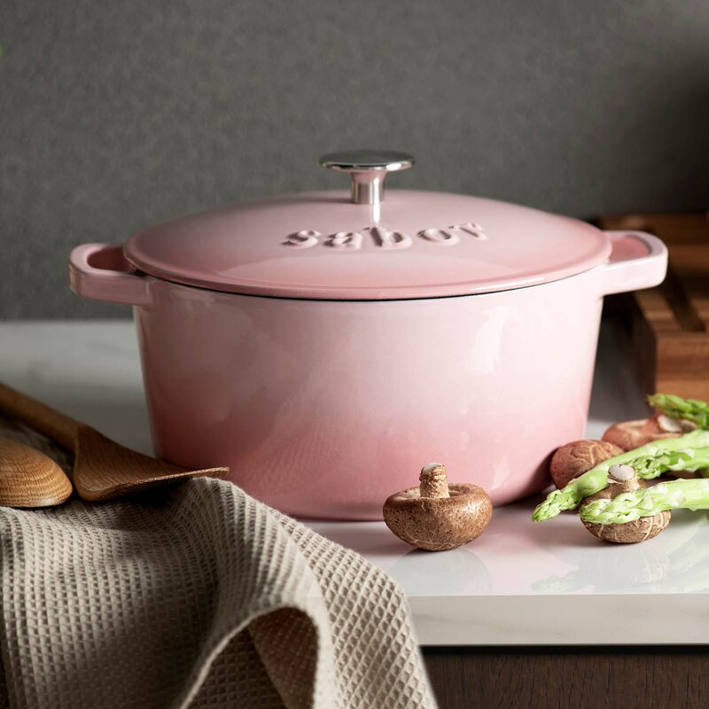 Sabor Støpejernsgryte 4,4L blush pink