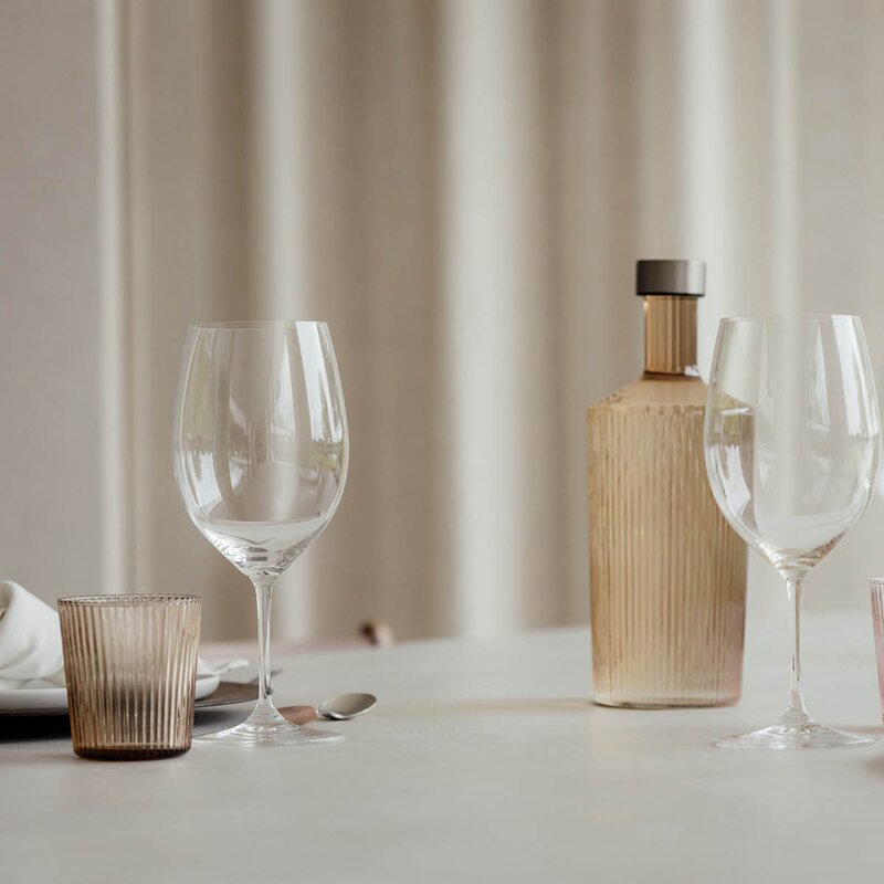 Paveau Ribbed Elegance flaske Bells 1,25L beige