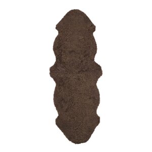 Natures collection A/S Saueskinn new zealand kort ull 160x60 cm chocolate