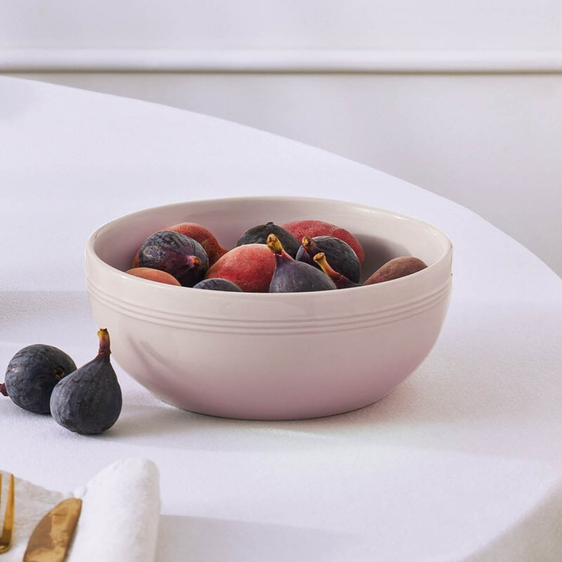 Le Creuset Coupe Collection serveringsskål 20 cm 1,6L Shell Pink