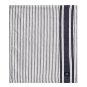 Lexington Icons stripete oxfordduk 180x180 cm hvit/dress blå