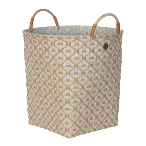 Handed By Ivy & Rose stor kurv m/håndtak 35x35 cm pale grey