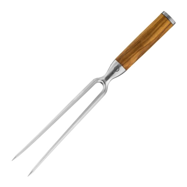 Forged Stekegaffel 35 cm olive