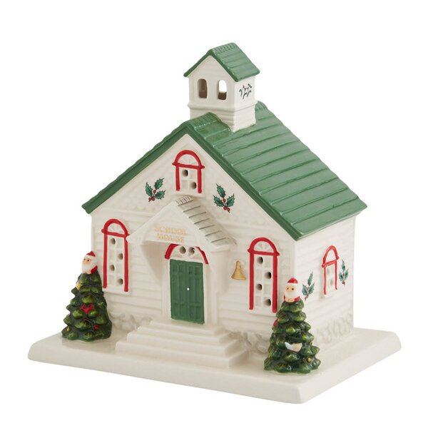 Spode Christmas Tree skole LED lykt 14,5x13,7x11 cm