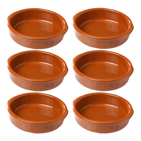 Regas Tapasform 11,5 cm 6 stk terrakotta