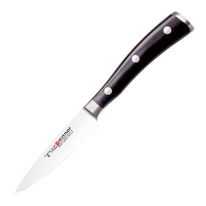 Wüsthof Classic Ikon skrellekniv 9 cm svart