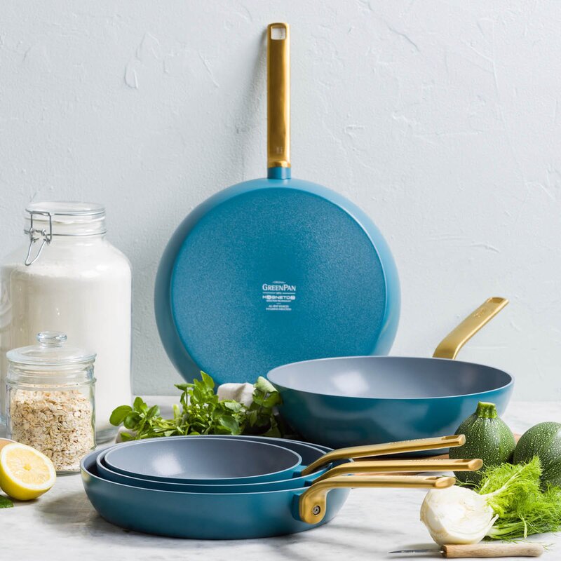 GreenPan Evolution keramisk stekepanne 28 cm blå