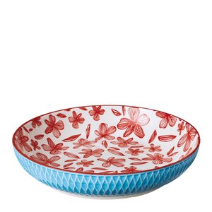 Cilio AMICI skål 75 cl 21 cm rombe blå
