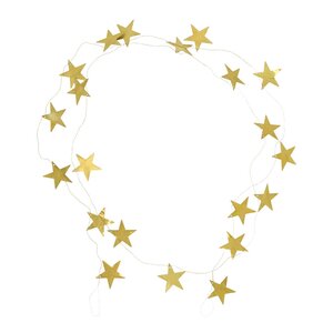 House Doctor Stars girlander 150 cm antikk messing