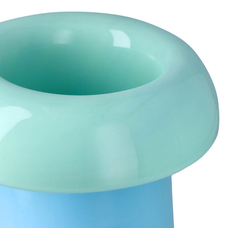 Holmegaard Soma vase 22,5 cm lys blå/aqua
