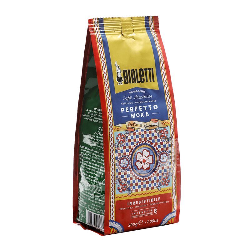 Bialetti D&G kaffeboks med kaffe 200g multi