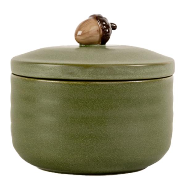 Sagaform Ellen krukke med lokk 7,5 cm grønn