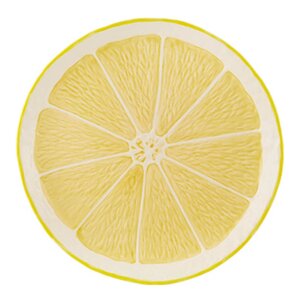 Bordallo Pinheiro Sitron tallerken 33 cm sitrongul