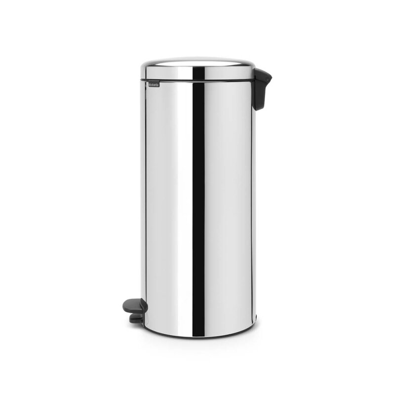 Brabantia NewIcon pedalbøtte 30L blankt stål