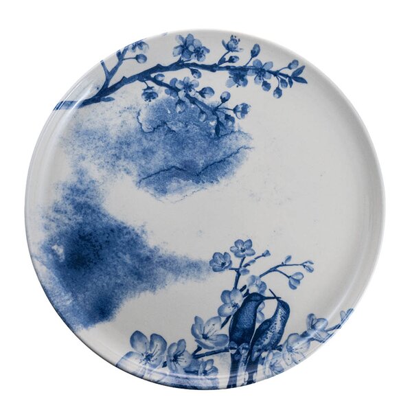 Stiernholm Yan tallerken 27 cm beige/blå