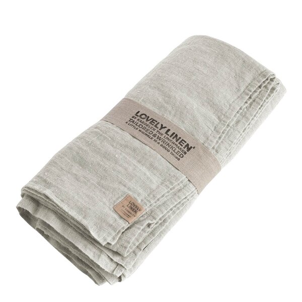 Lovley Linen Lovely bordduk lin 145x250 cm Light Grey