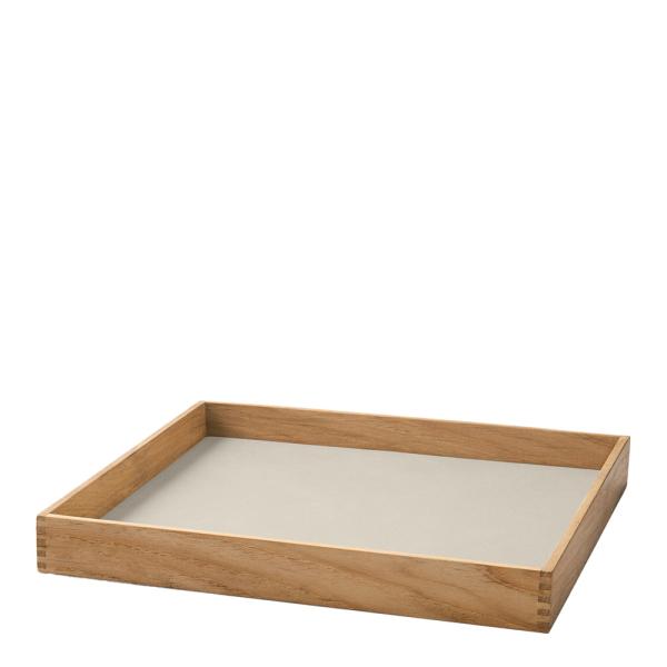 LIND DNA – Even teak brett 29,4×29,4 cm nupo oyster white