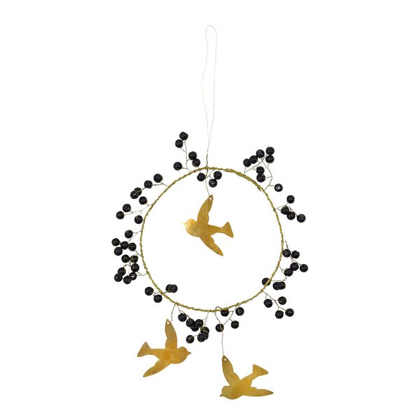 House Doctor Bird julepynt 10 cm svart messing