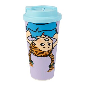 Nordicbuddies Pippi take away kopp 45 cl lilla