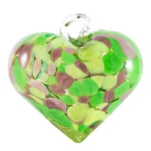 Magnor Til Deg dekorhjerte 7 cm grønn