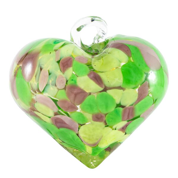 Magnor Til Deg dekorhjerte 7 cm grønn