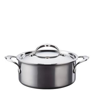Hestan Nanobond gryte med lokk 2,8L stål