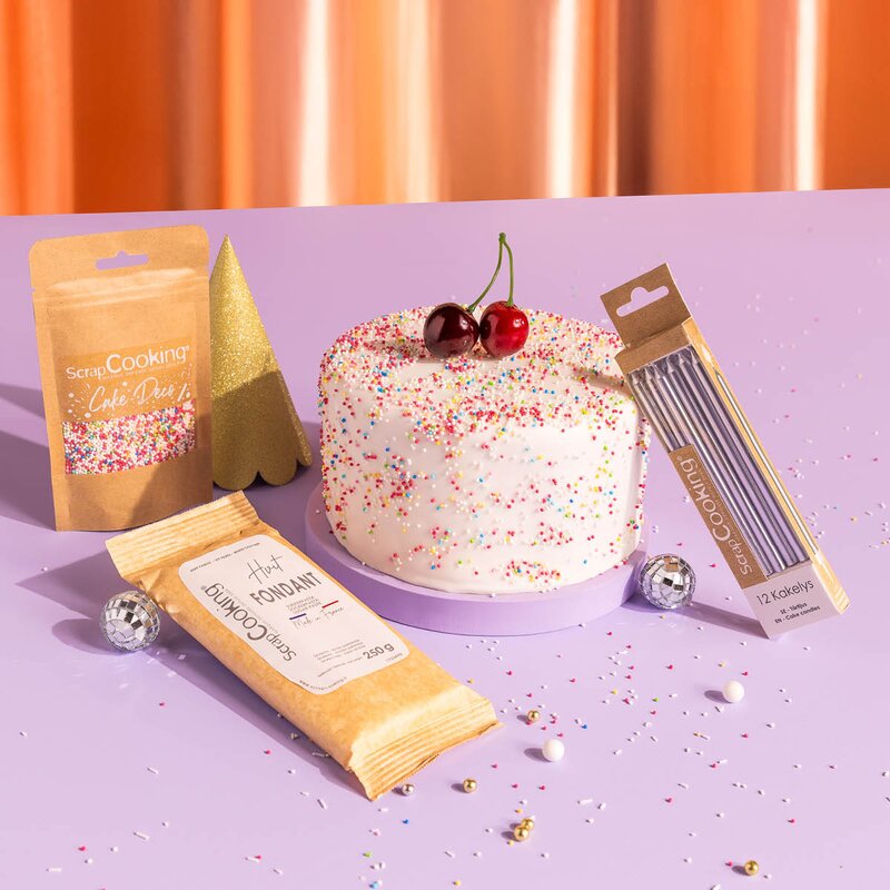 ScrapCooking Fondant 1 kg hvit