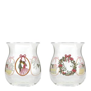 Holmegaard Julelyslykt 2025 7,5 cm 2 stk