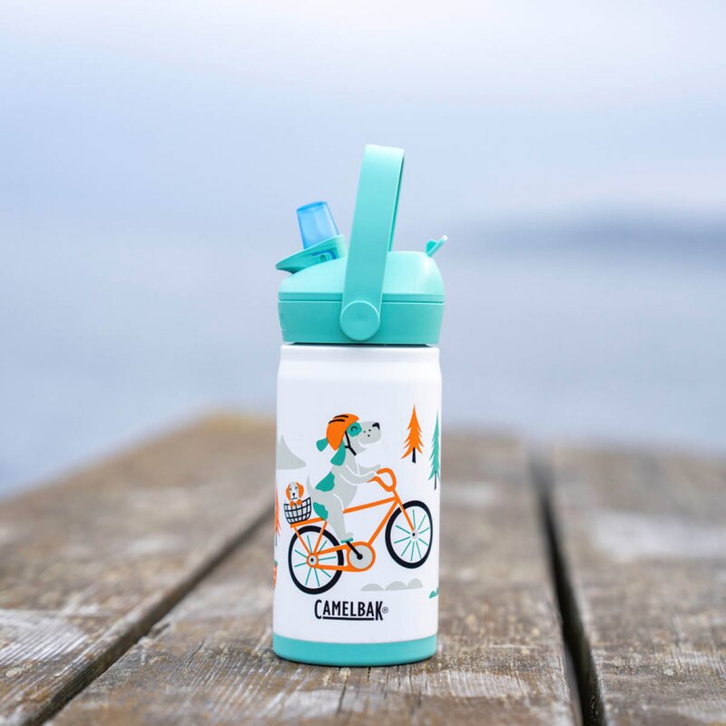 Camelbak Thrive Flip Straw Kids VSS termoflaske 0,35L biking dogs