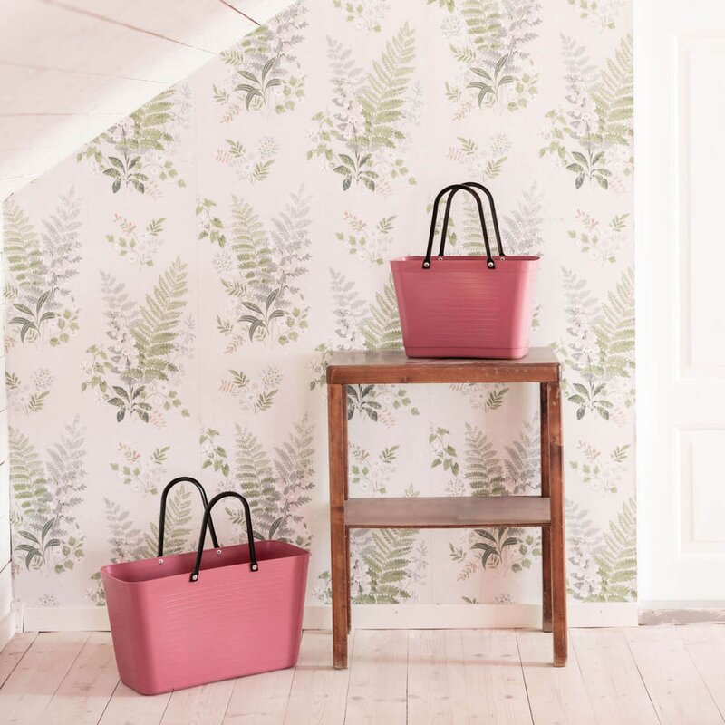 Hinza Green Plastic veske liten 7,5 L varm rosa