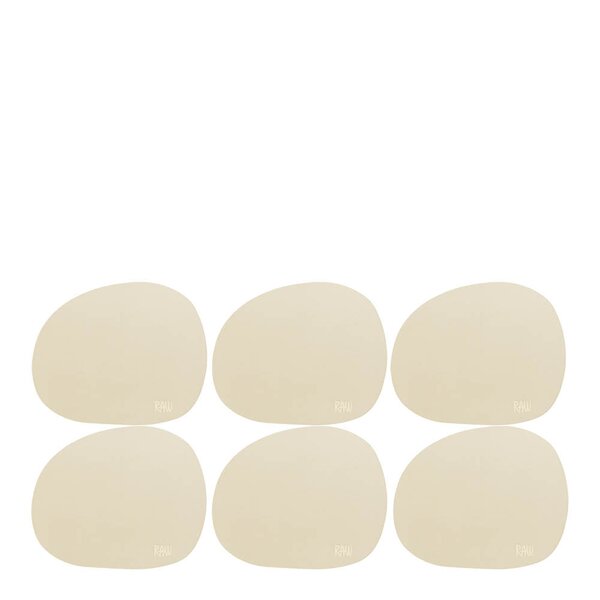 Aida RAW Soft glassbrikke 6 stk spring sand