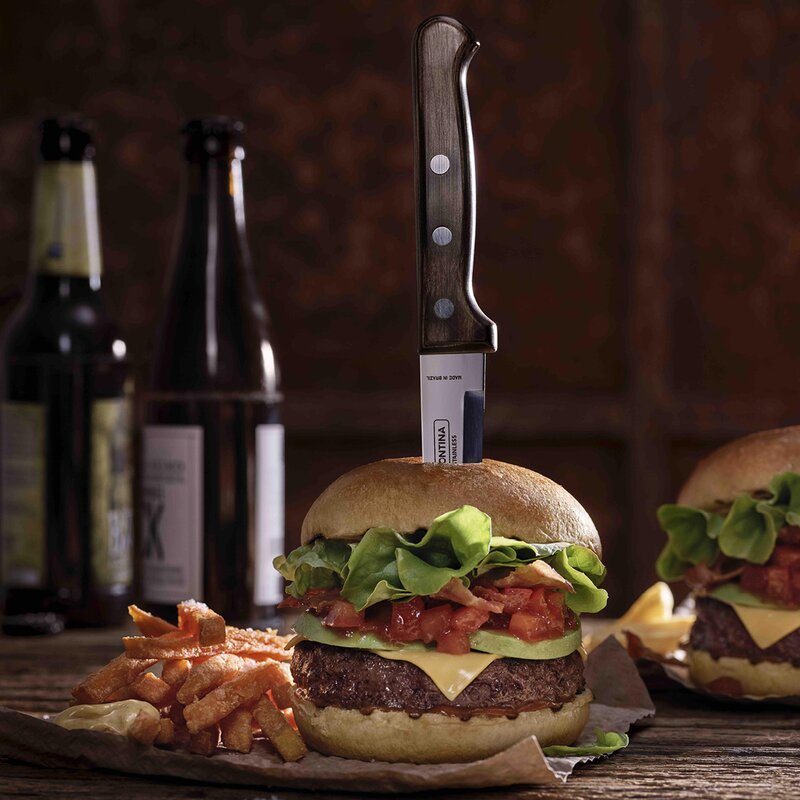 Tramontina Churrasco biffkniv jumbo 23 cm brun